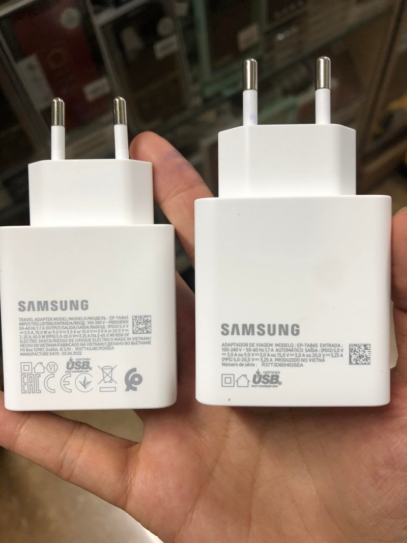 Bộ Cóc Sạc Cáp Nhanh Samsung 65W Chính Hãng Samsung nguôn điện ổn đinh, giúp sạc nhanh hơn, truyền dữ liệu tốt hơn, dễ mang theo